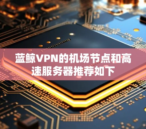 蓝鲸VPN的机场节点和高速服务器推荐如下 蓝鲸VPN的机场节点和高速服务器推荐如下