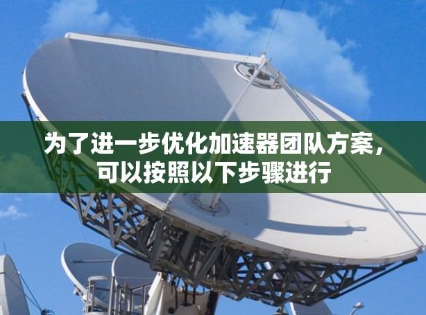 为了进一步优化加速器团队方案,可以按照以下步骤进行 为了进一步优化加速器团队方案,可以按照以下步骤进行