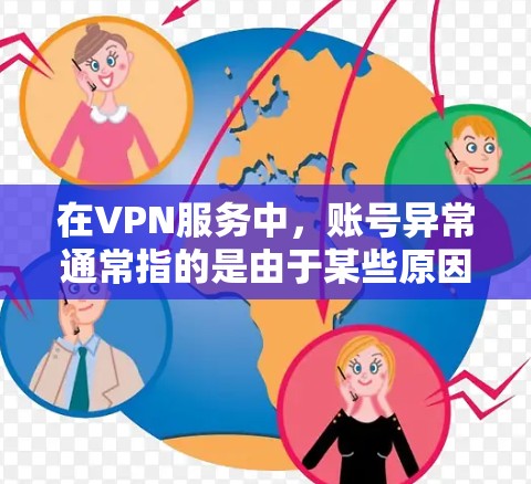 在VPN服务中,账号异常通常指的是由于某些原因导致的账号访问被封、被截屏或冻结。以下是处理这种情况的常见步骤和建议 在VPN服务中,账号异常通常指的是由于某些原因导致的账号访问被封、被截屏或冻结。以下是处理这种情况的常见步骤和建议