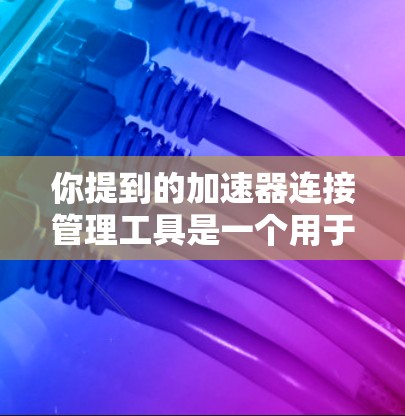 你提到的加速器连接管理工具是一个用于优化软件性能的工具,主要功能包括管理加速器连接、列表管理、加速器编辑器和删除器。以下是详细的步骤指南 你提到的加速器连接管理工具是一个用于优化软件性能的工具,主要功能包括管理加速器连接、列表管理、加速器编辑器和删除器。以下是详细的步骤指南